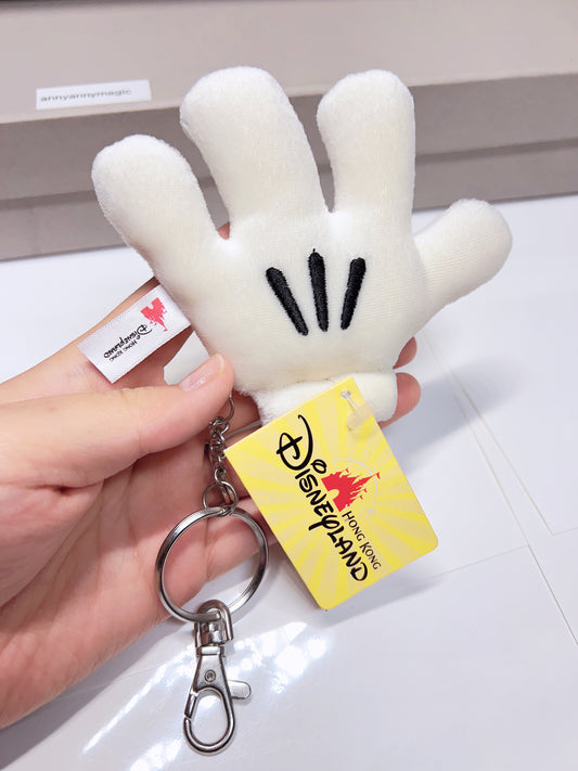 Disney HK Miskey Hand plush keychain BNWT available on hand