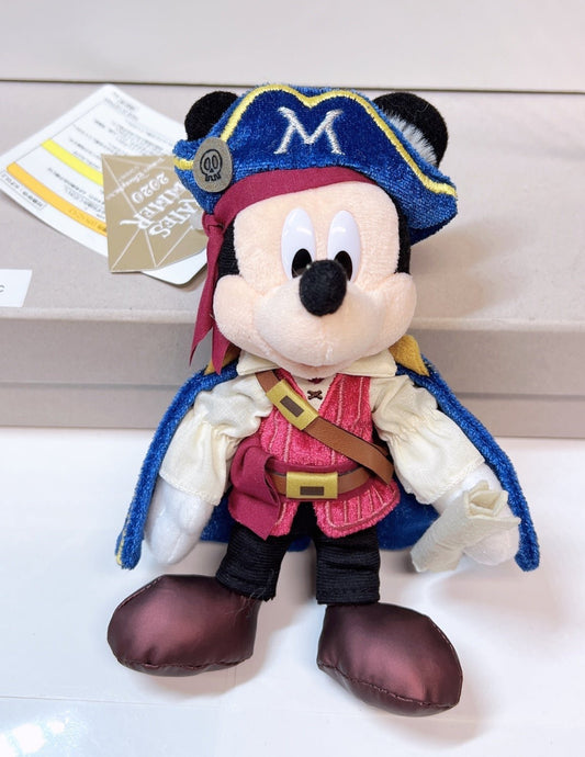 Disney Tokyo SEA 2020 pirates Summer Mickey plush keychain badge , with tag pristine condition, available on hand
